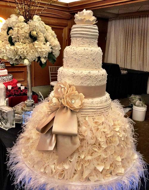 Big Unique Wedding Cake