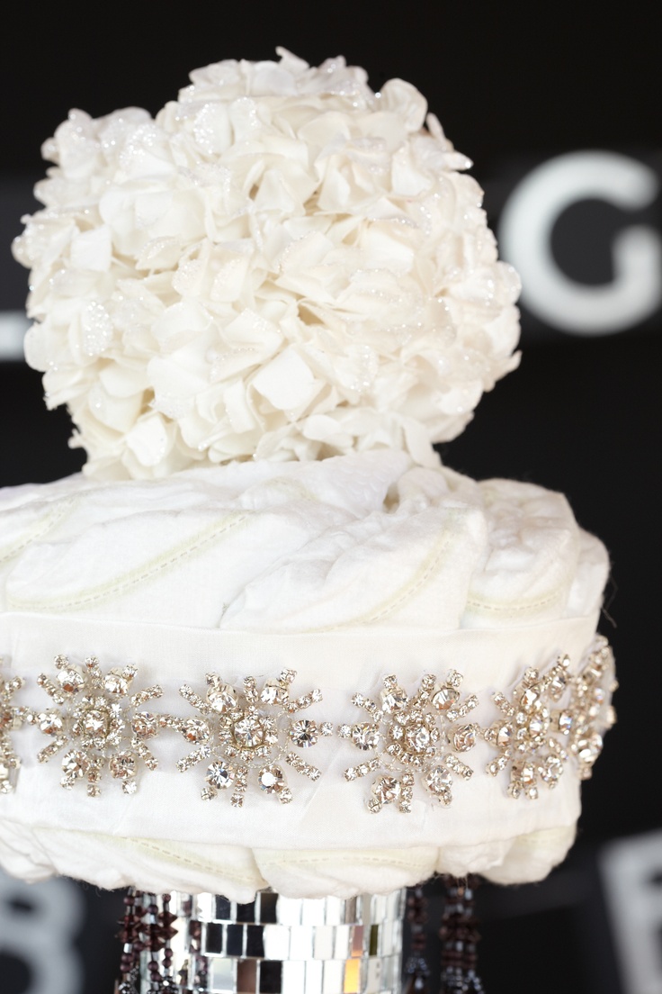 Bling Baby Girl Diaper Cake Bling Baby Girl Diaper Cake