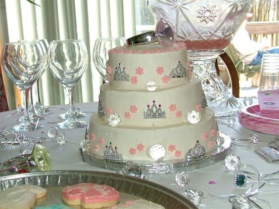 Bling Bridal Shower Cake
