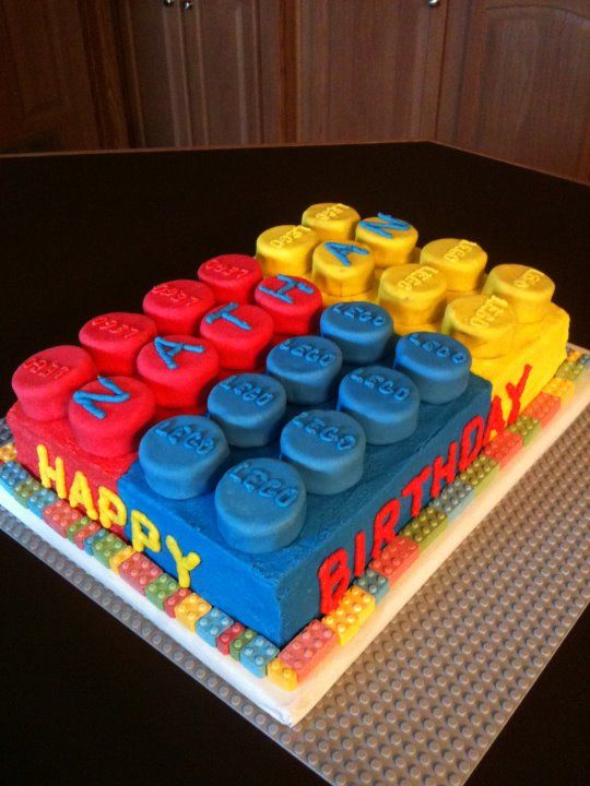 Boys LEGO Birthday Cake Ideas