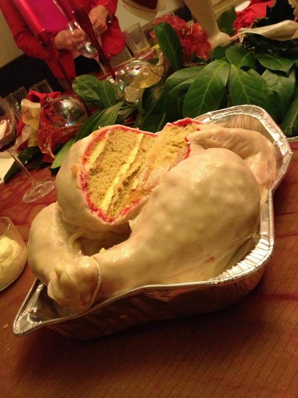 Cake That Looks Like a Raw Turkey Cake That Looks Like a Raw Turkey