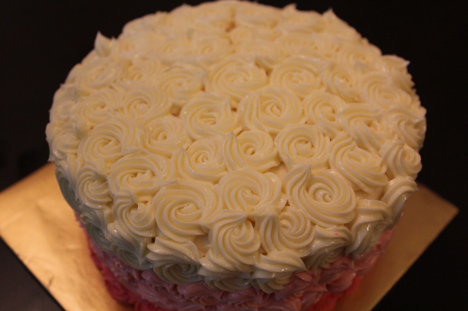 Cake with Buttercream Frosting