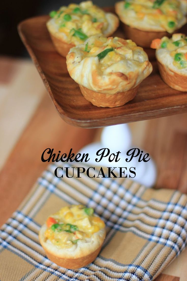 Chicken Pot Pie Cupcakes