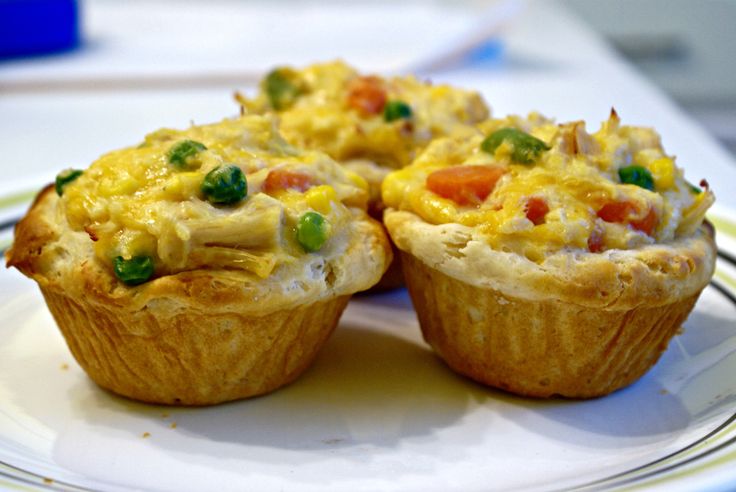 Chicken Pot Pie Cupcakes