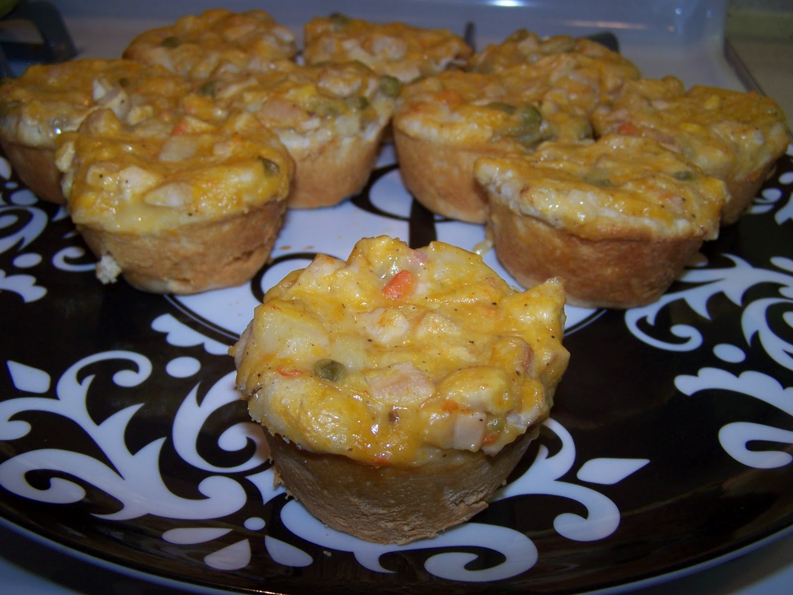 Chicken Pot Pie Cupcakes