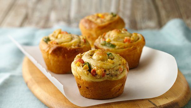 Chicken Pot Pie Cupcakes