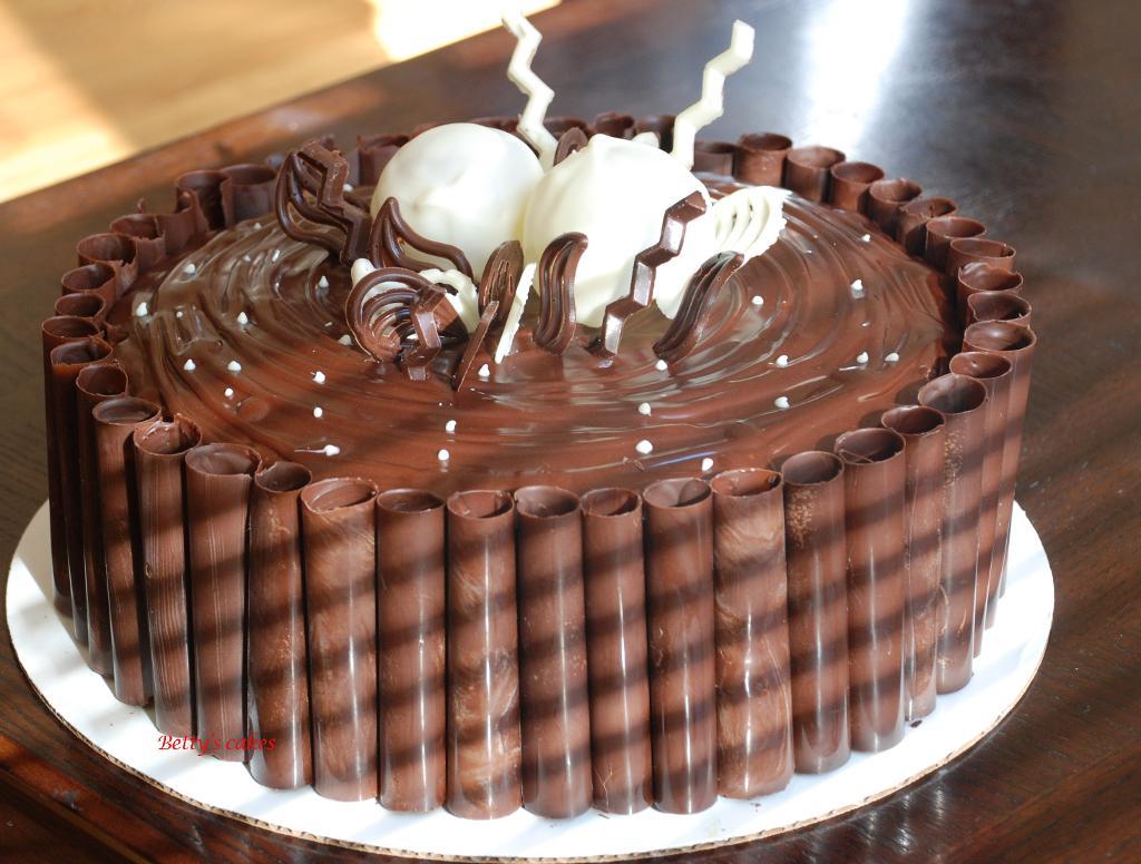 Chocolate Birthday Cake Decorating Ideas