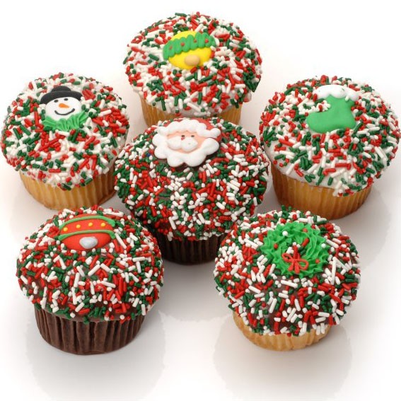 Chocolate Christmas Cupcakes