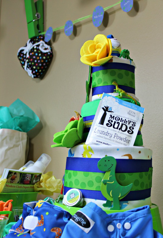 Cloth Diaper Baby Shower Cake