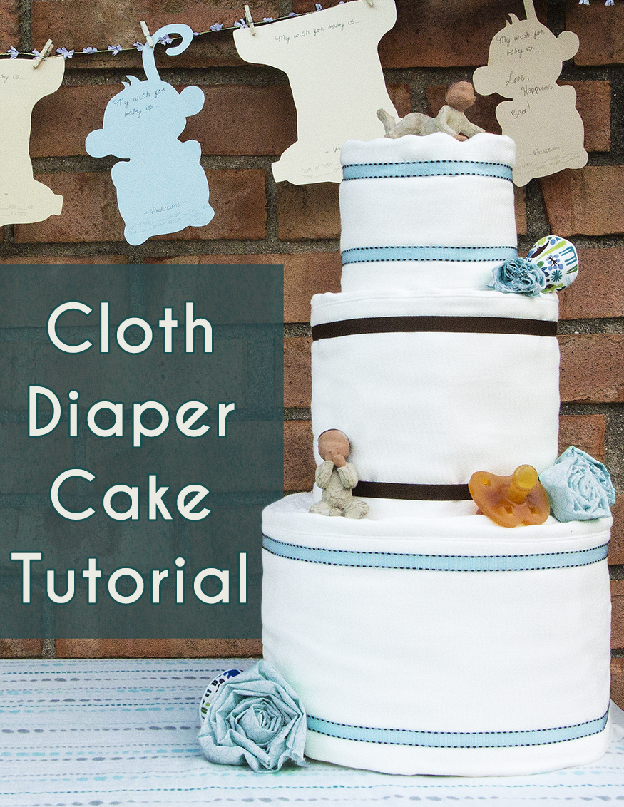 Cloth Diaper Cake Tutorial Cloth Diaper Cake Tutorial