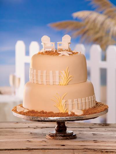 Coastline Publix Romance Wedding Cake