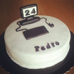 Computer Birthday Cake Ideas