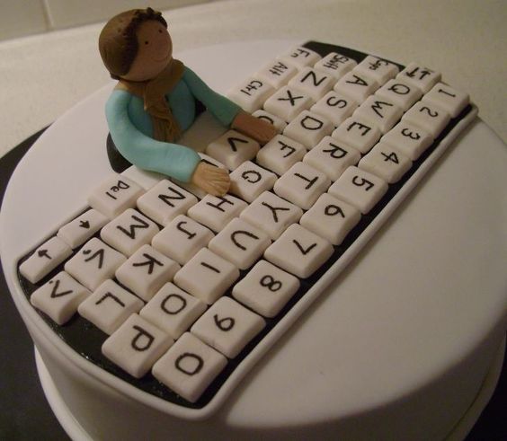 Computer Geek Birthday Cake