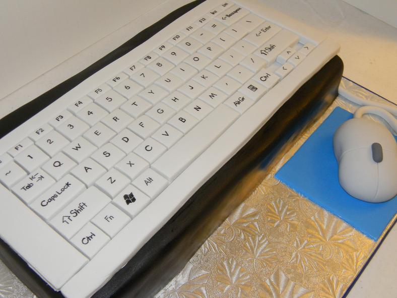 Computer Keyboard Cake Designs