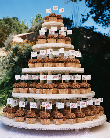 Cupcake Wedding Cake Display