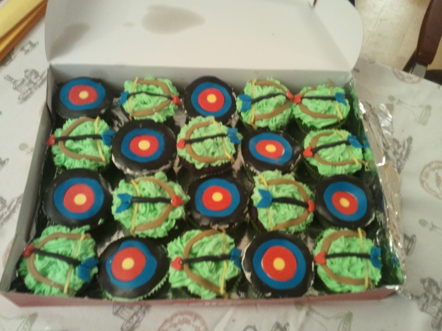 Cupcake with Arrow