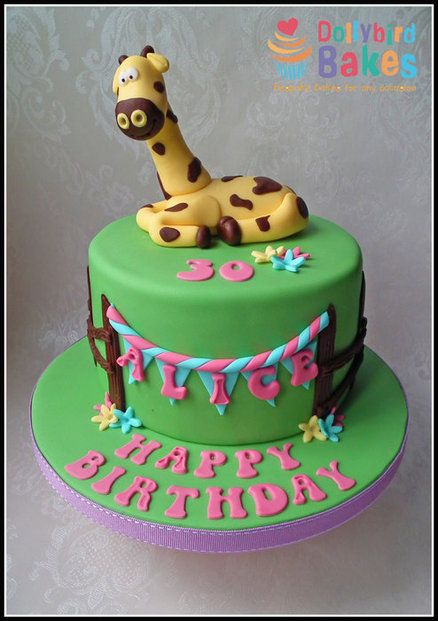 Cute Giraffe Cake