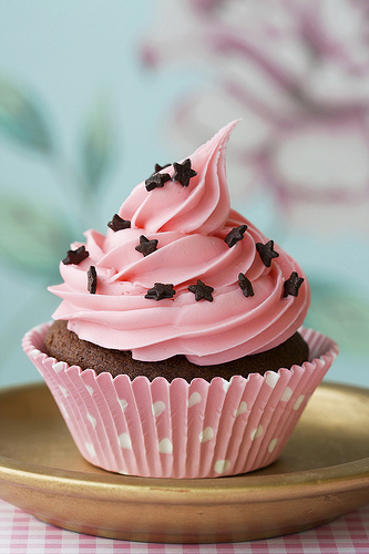Cute Pink Cupcakes