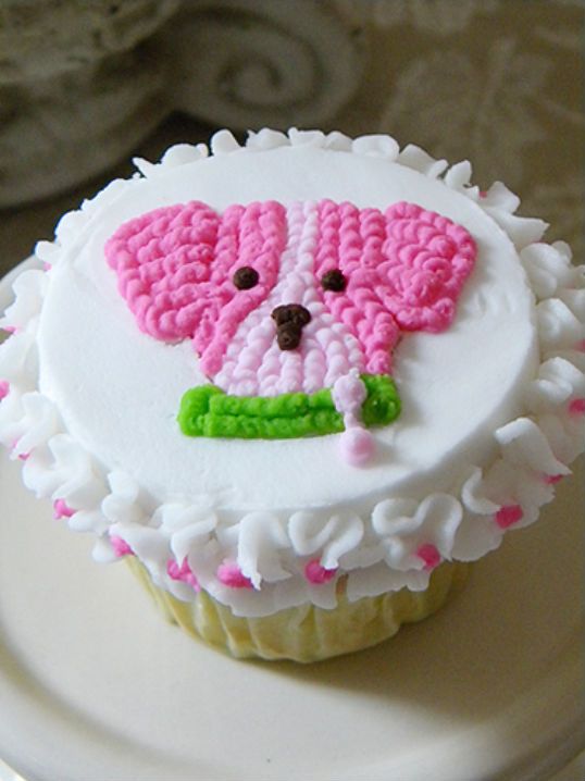 Cute Pink Puppy Cupcakes Cute Pink Puppy Cupcakes