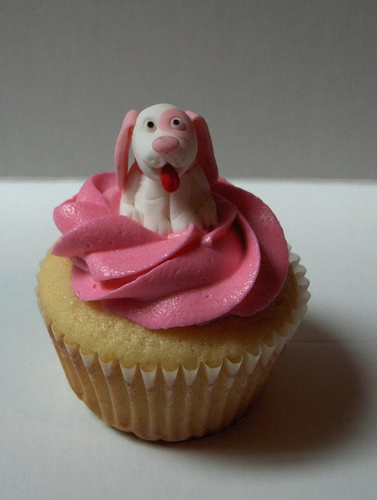 Cute Puppy Dog Cupcakes