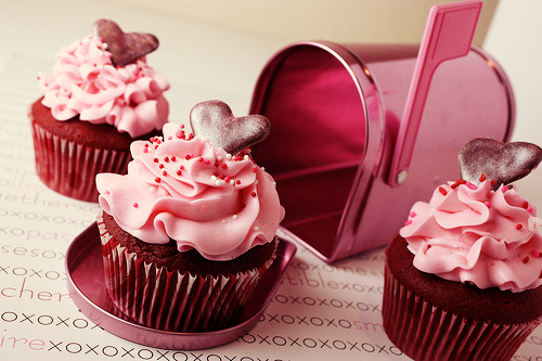 Cute Valentine's Day Cupcakes