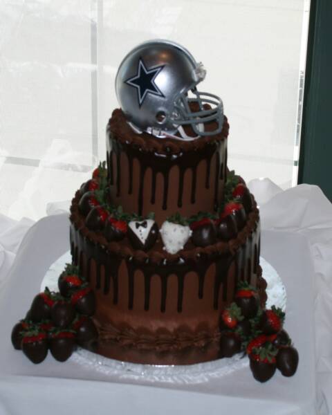 Dallas Cowboys Grooms Cake