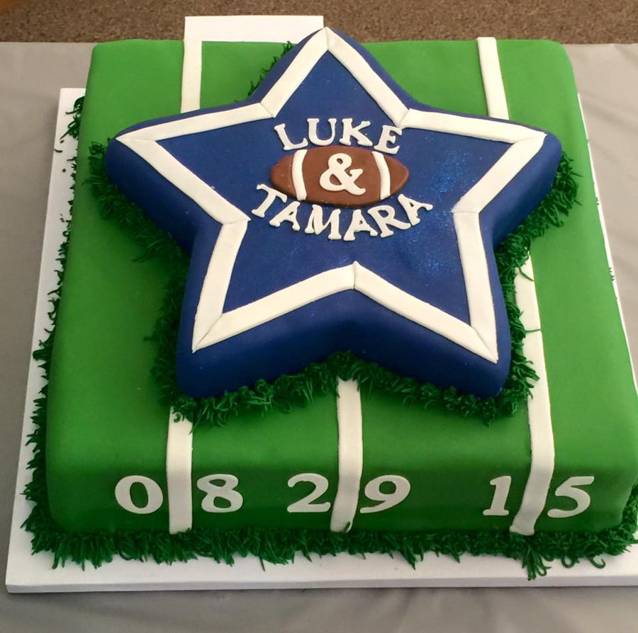 Dallas Cowboys Grooms Cake