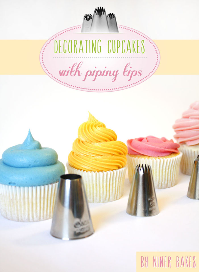 Decorating Cupcakes with Piping Tips