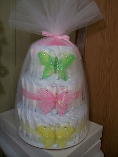 Diaper Cakes by Wendy