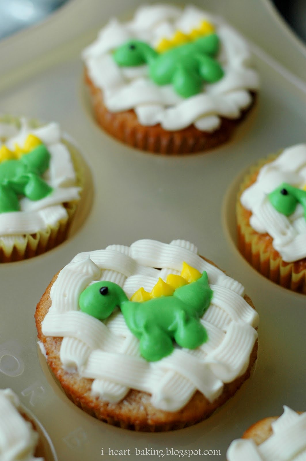 Dinosaur Birthday Cupcakes