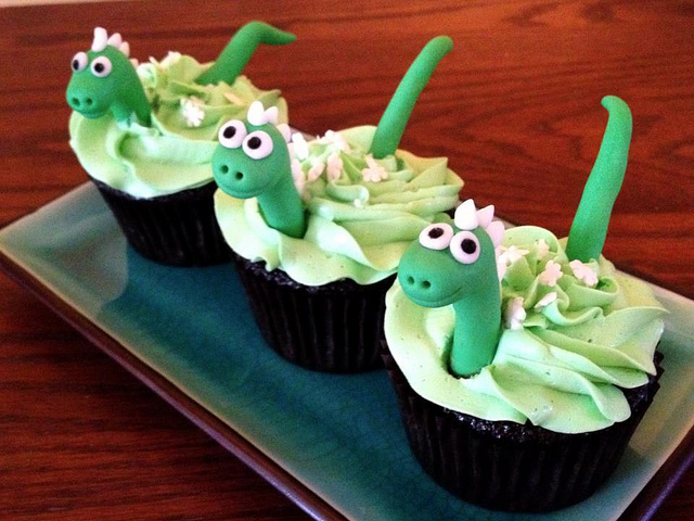 Dinosaur Cupcake Designs Ideas