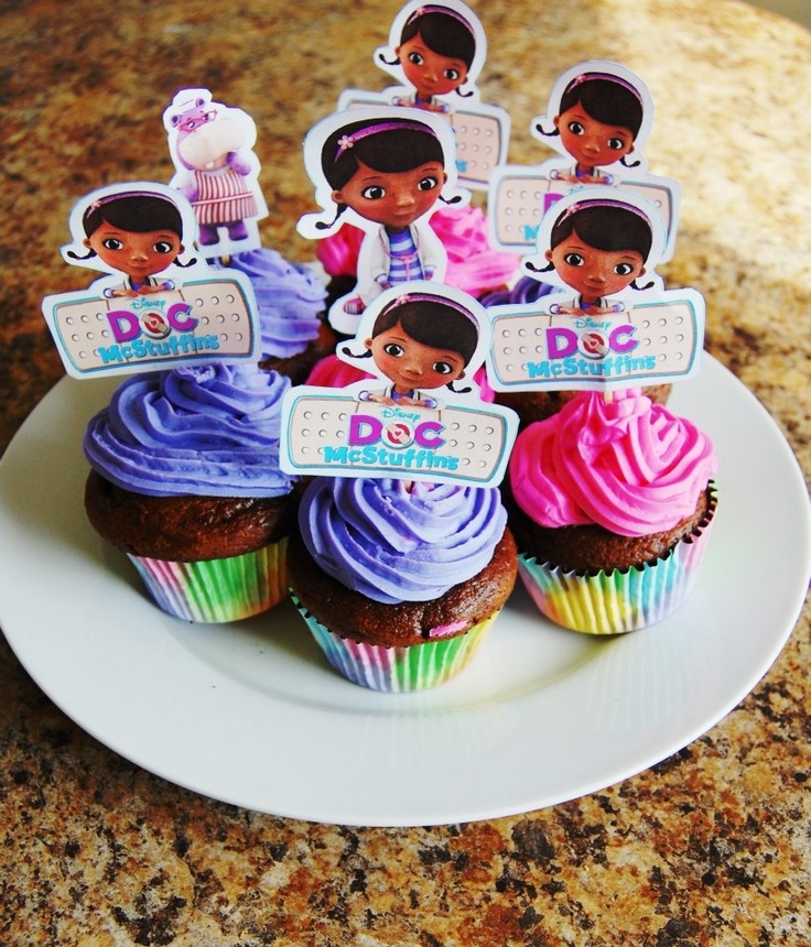 Doc McStuffins Cupcake Cake