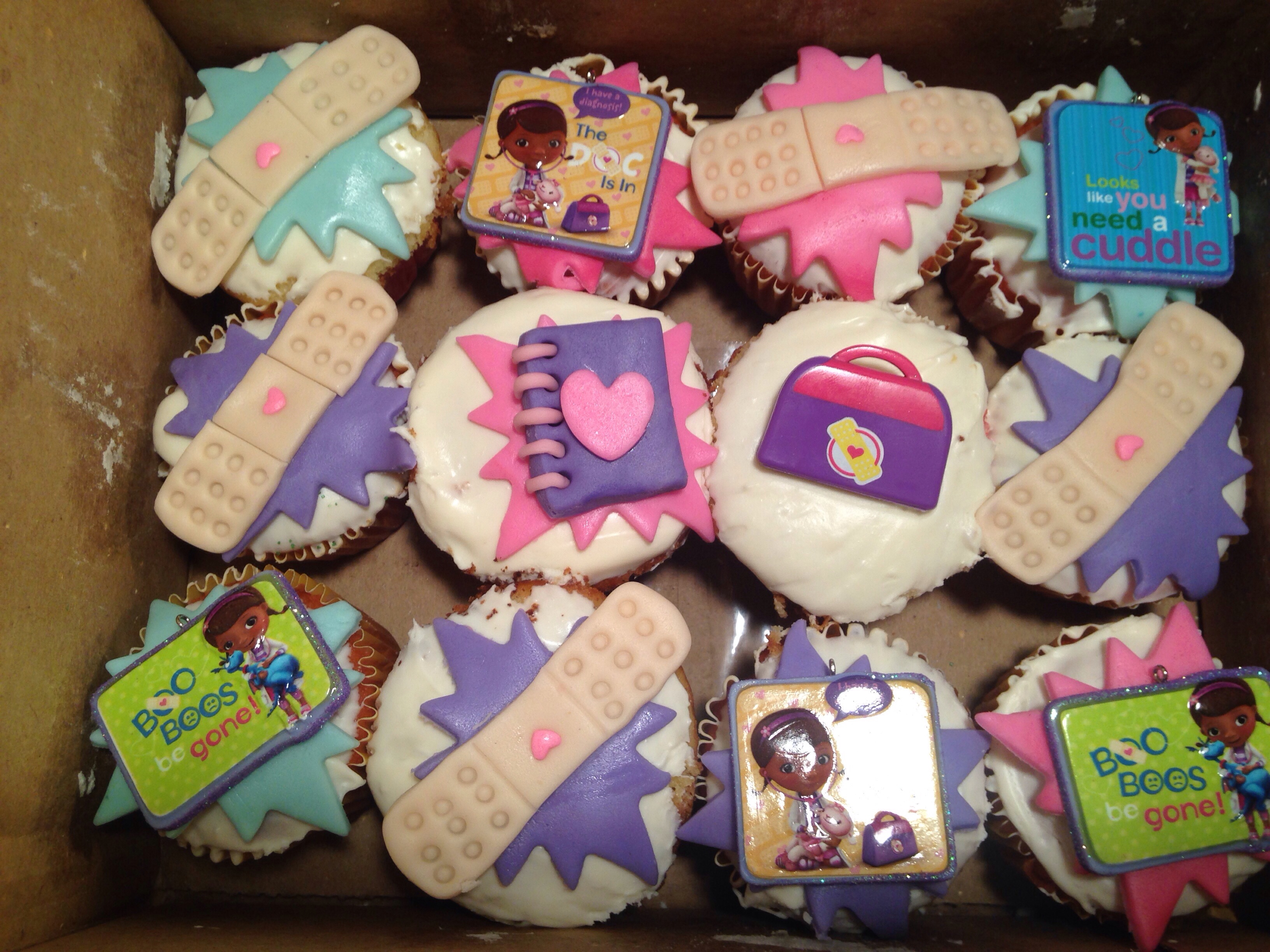 Doc McStuffins Cupcake Cake