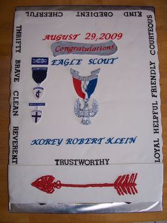 Eagle Court of Honor Program