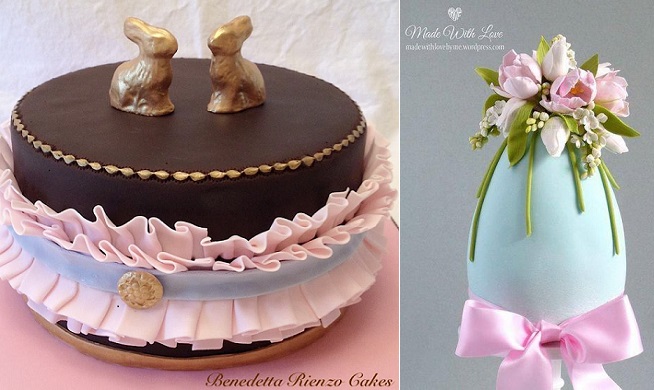Easter Egg Chocolate Cake