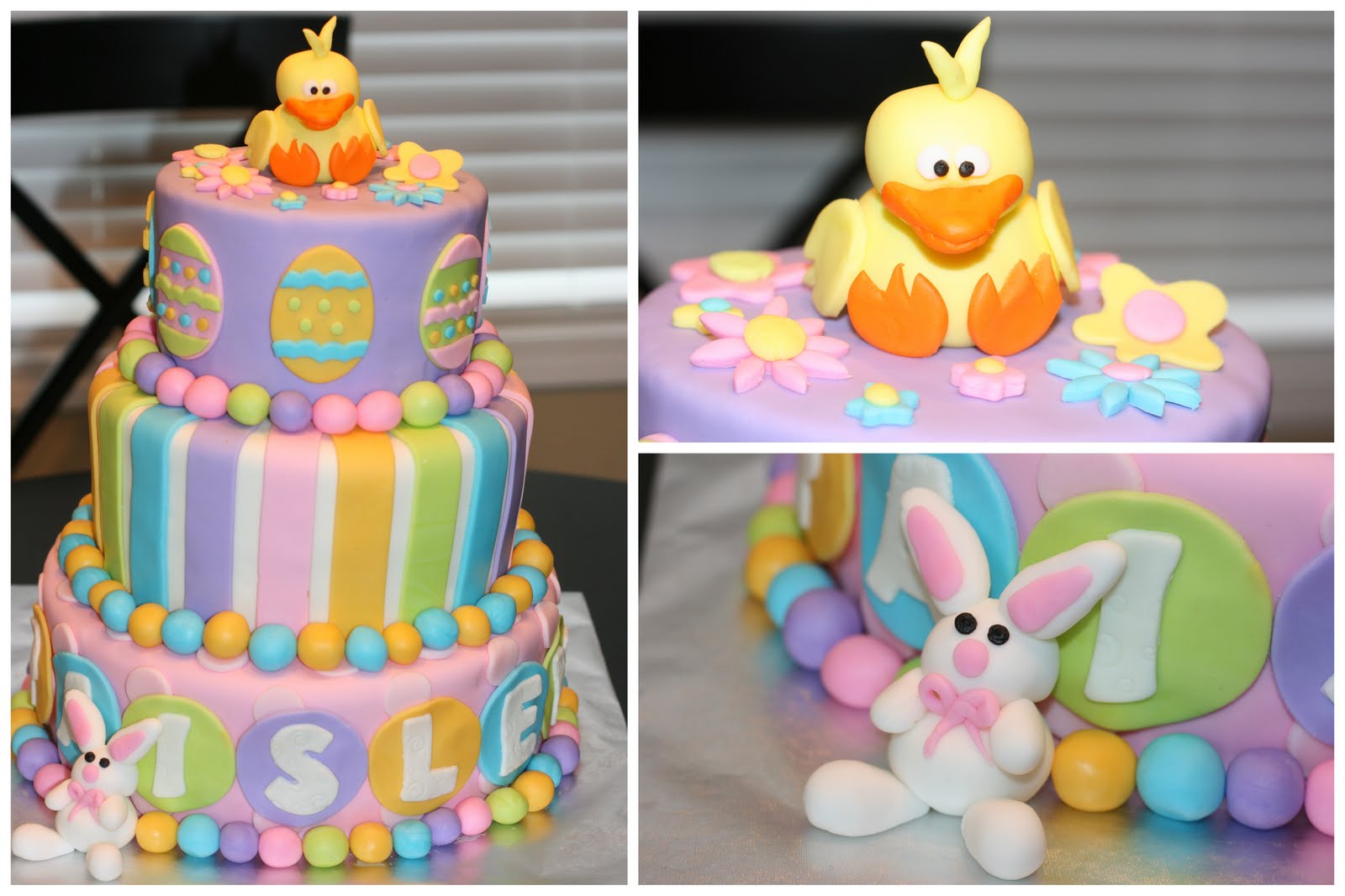 Easter Themed Birthday Cake