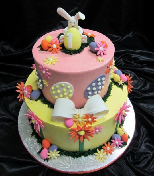 Easter Themed Birthday Cake