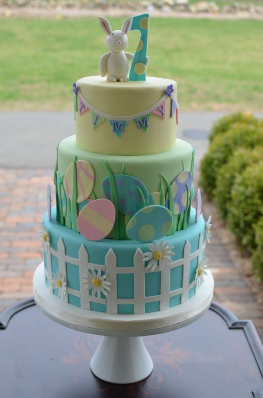 Easter Themed Birthday Cake Easter Themed Birthday Cake