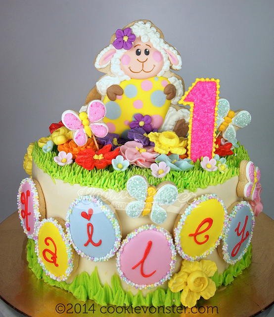 Easter Themed Birthday Cake