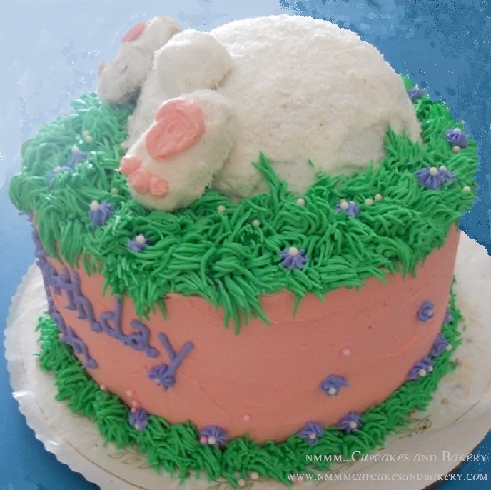 Easter Themed Birthday Cake