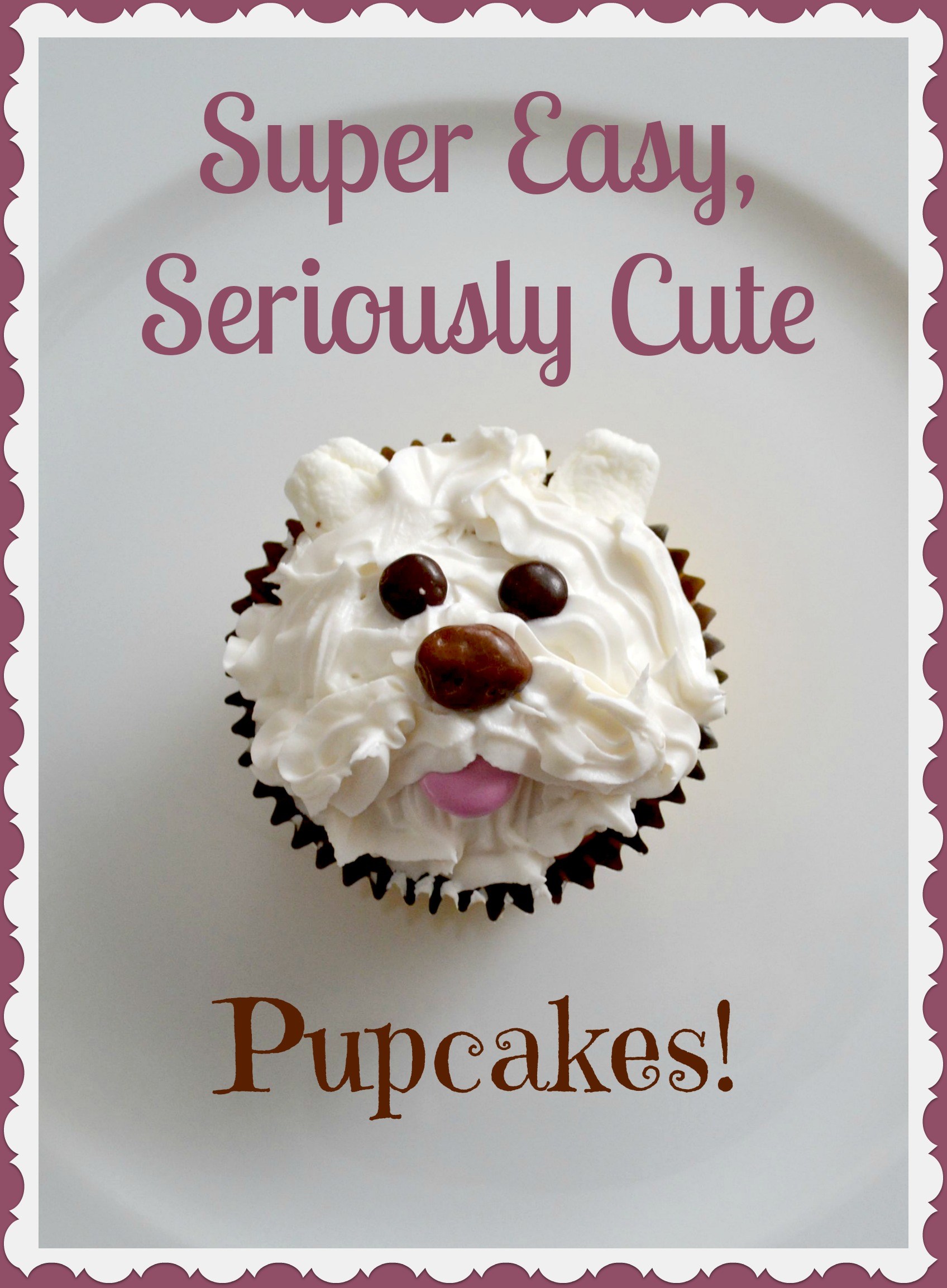 Easy Dog Cupcakes