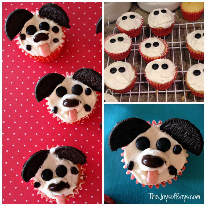 Easy Puppy Cupcakes Easy Puppy Cupcakes