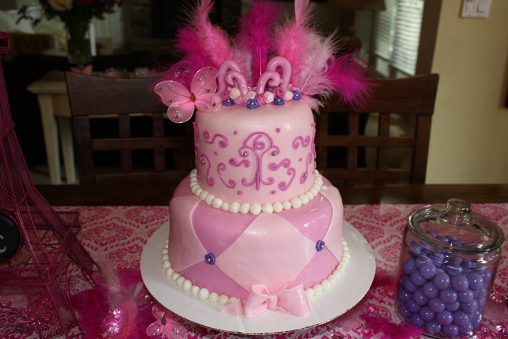 Fancy Nancy Birthday Cake