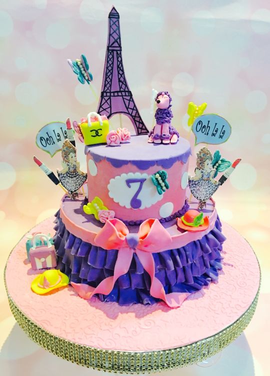 Fancy Nancy Cake