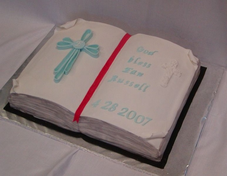 First Communion Bible Cake