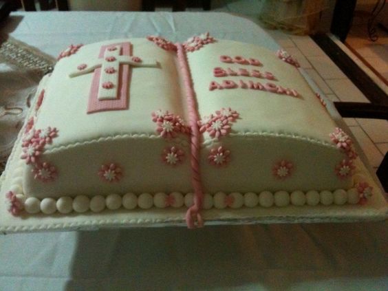 First Holy Communion Cake with Cross