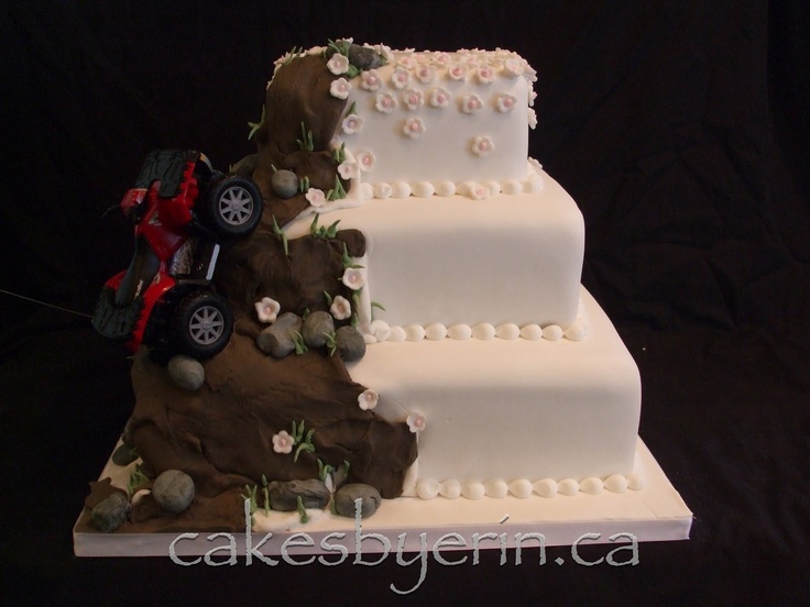 Four Wheeler Grooms Cakes Ideas