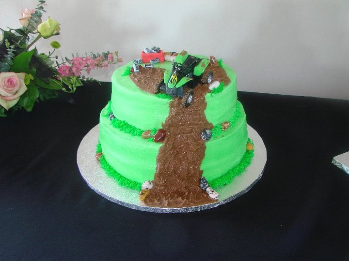 Four Wheeler Mudding Birthday Cakes Four Wheeler Mudding Birthday Cakes