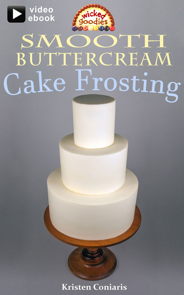 Frosting a Cake with Buttercream Icing Smooth