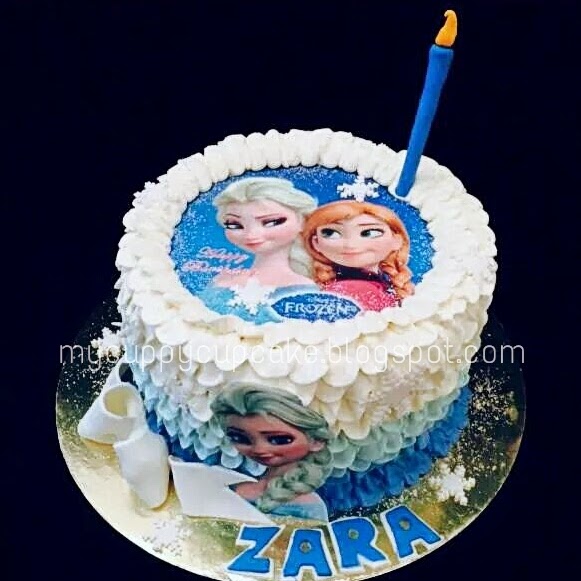 Frozen Buttercream Cake Frozen Buttercream Cake
